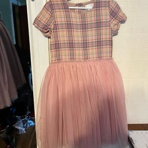 Taylor Joelle pink plaid size 8